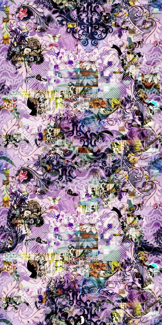 复古印花华亿平台图片