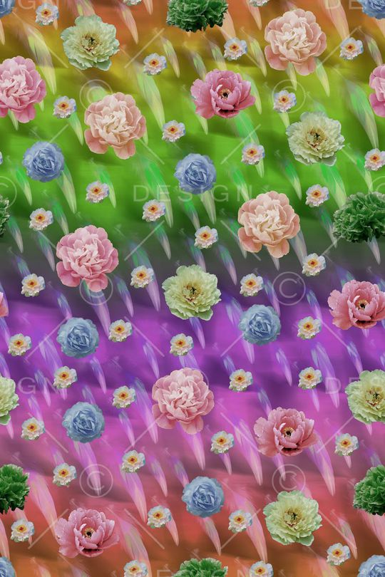 彩色印花华亿平台图片