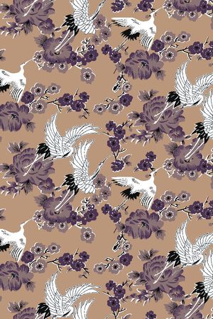 中国风印花华亿平台图片