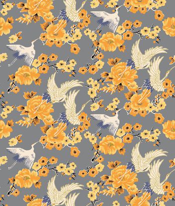 557780-中国风梅花花卉树枝仙鹤组