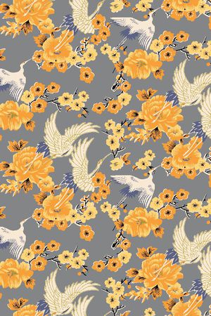 中国风印花华亿平台图片