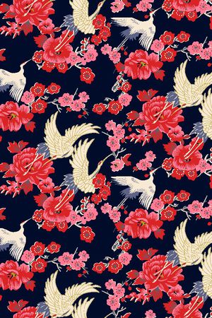 中国风印花华亿平台图片