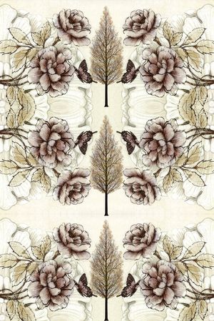 复古印花华亿平台图片