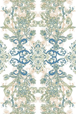 民族纹理印花华亿平台图片