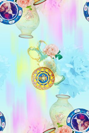 双边定位印花华亿平台图片