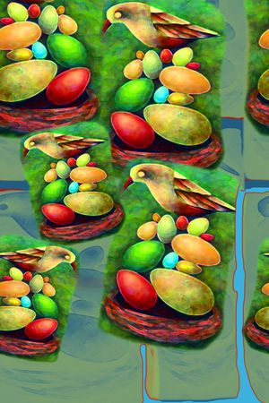 鸟巢意向印花华亿平台图片