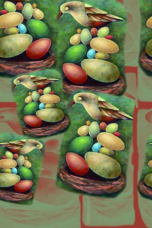 鸟巢意向印花华亿平台图片