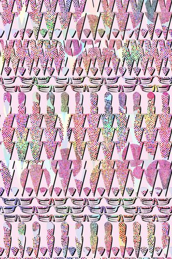 557865- 几何华亿平台  肌理混合 迷彩