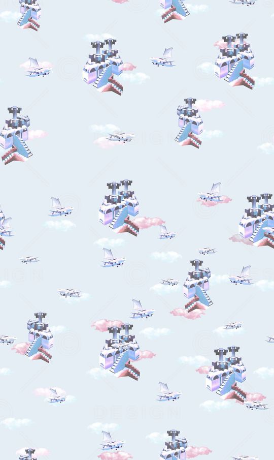 抽象花卉印花华亿平台图片