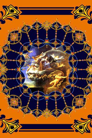 欧式图案印花华亿平台图片