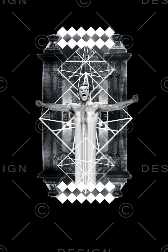 男装印花华亿平台图片