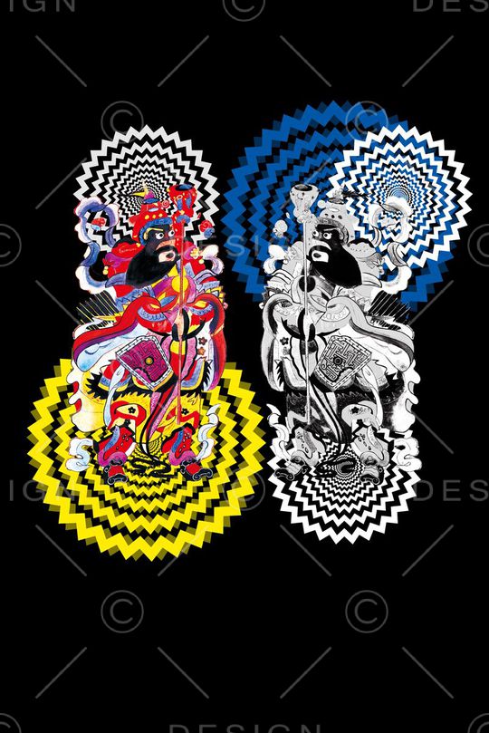 男装印花华亿平台图片