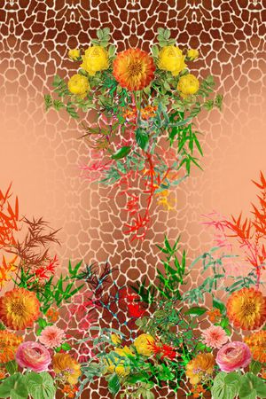 豹纹印花华亿平台图片