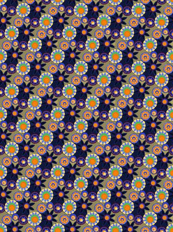 558198-几何 彩色花