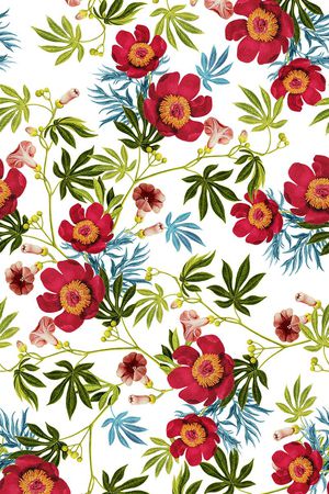 植物印花华亿平台图片