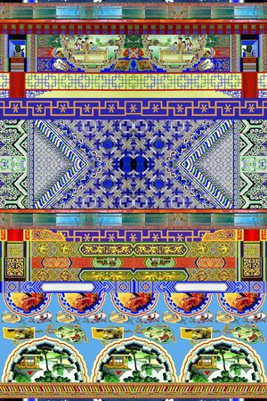 中国风印花华亿平台图片