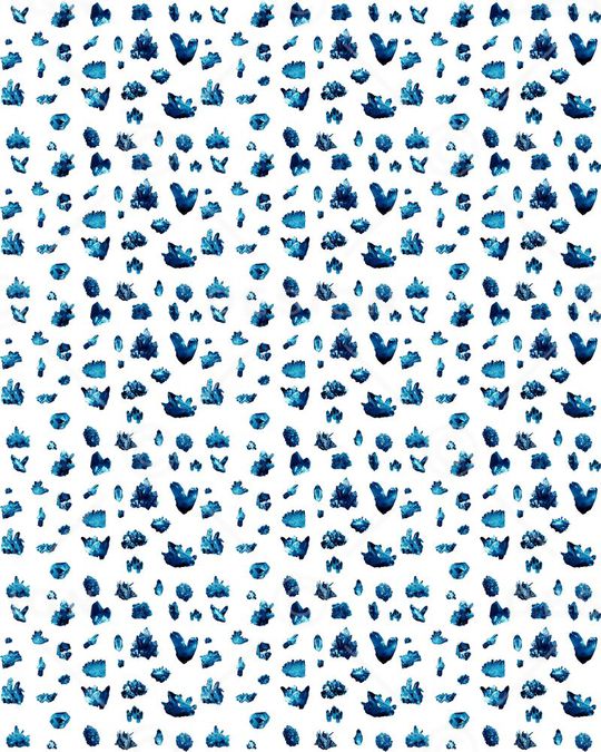 魅力深蓝印花华亿平台图片