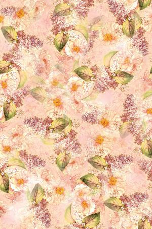 田园风印花华亿平台图片