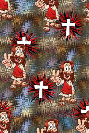 创意服装面料印花华亿平台图片