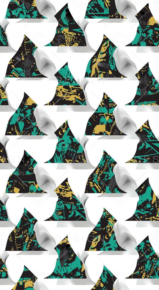 抽象印花华亿平台图片