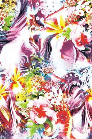 花朵印花华亿平台图片