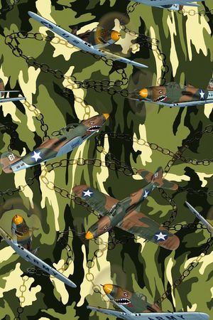 潮流时尚印花华亿平台图片