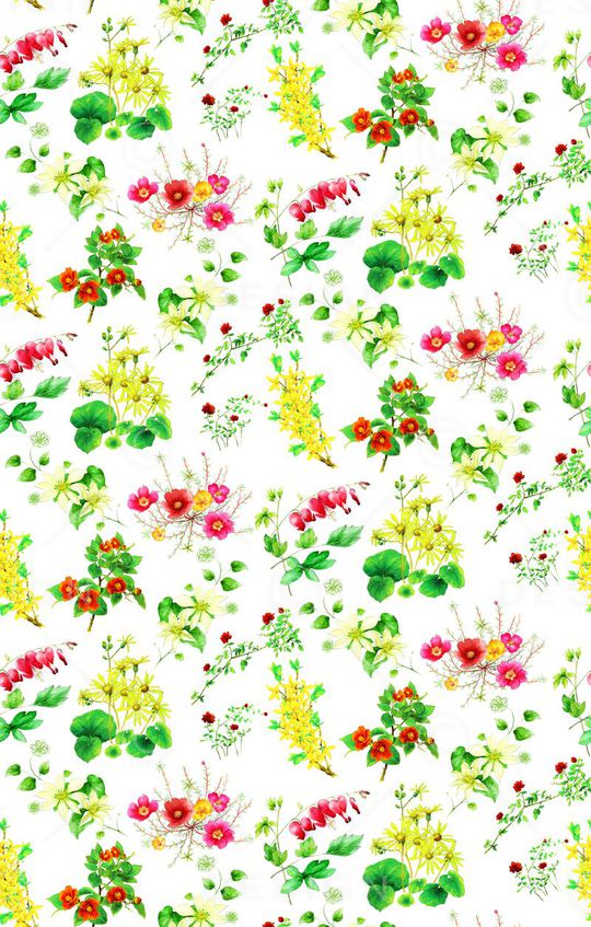 花朵印花华亿平台图片