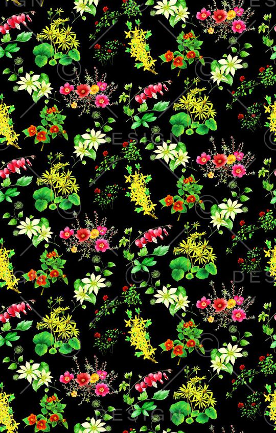 花朵印花华亿平台图片