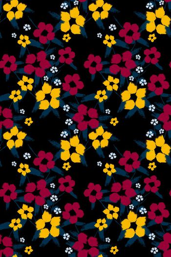 558597-cp笔触写意手绘花卉