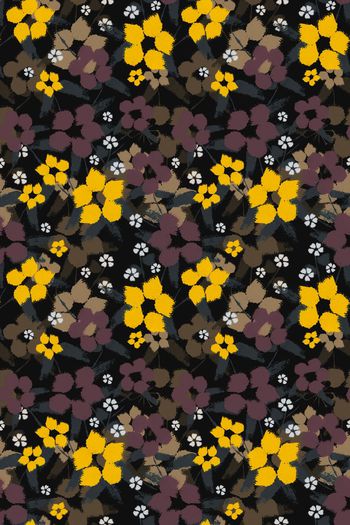 558601-cp笔触写意手绘花卉