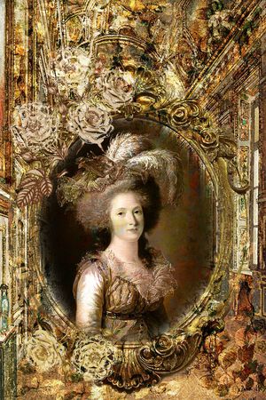 复古印花华亿平台图片