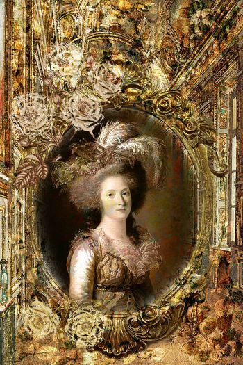 复古印花华亿平台图片