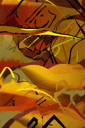 抽象印花华亿平台图片