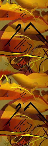 抽象印花华亿平台图片