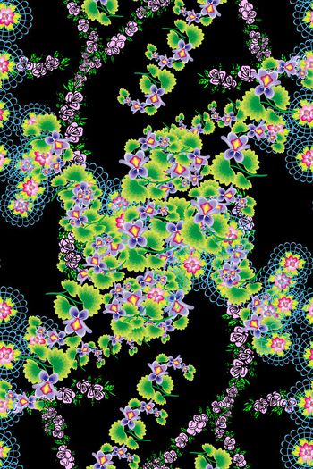 复古印花华亿平台图片