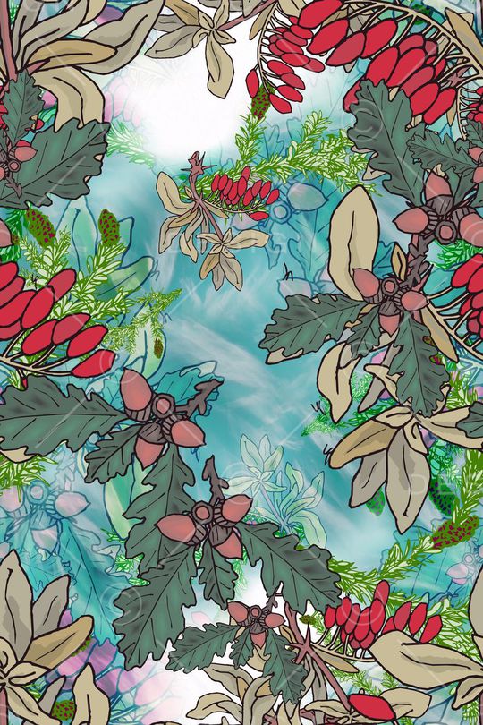 清新印花华亿平台图片