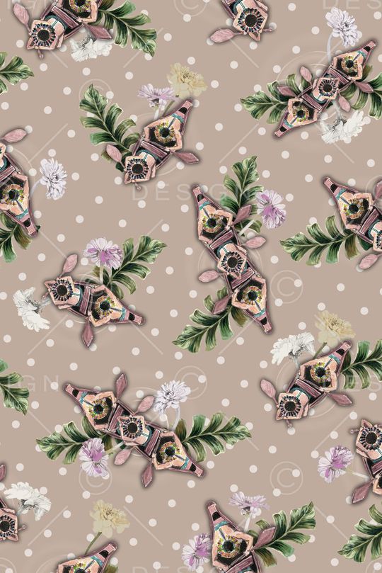 手绘印花华亿平台图片