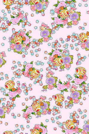 日本风格印花华亿平台图片