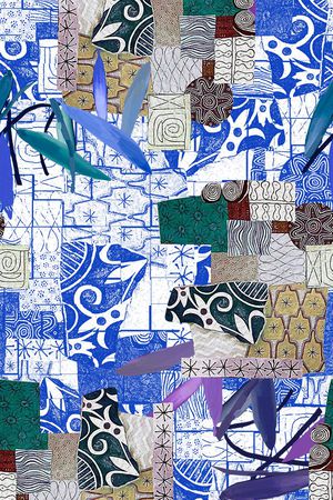 中国风印花华亿平台图片