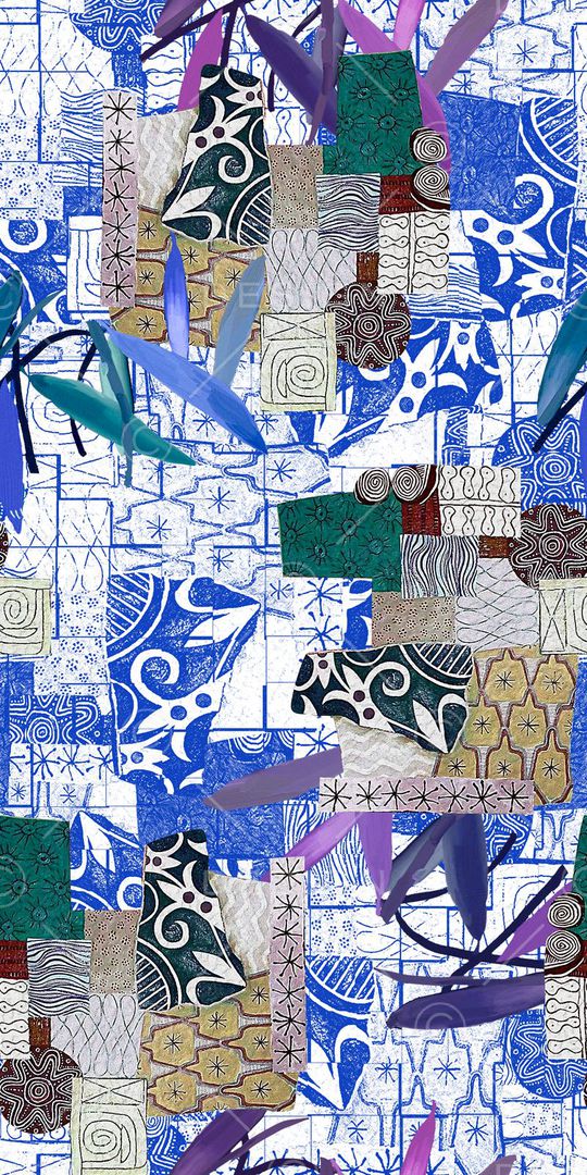 中国风印花华亿平台图片