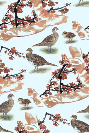 旗袍印花华亿平台图片