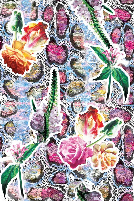 潮流时尚大牌印花华亿平台图片