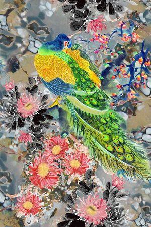 女装印花华亿平台图片