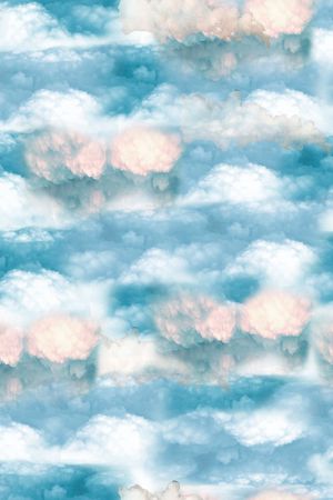 蓝天印花华亿平台图片