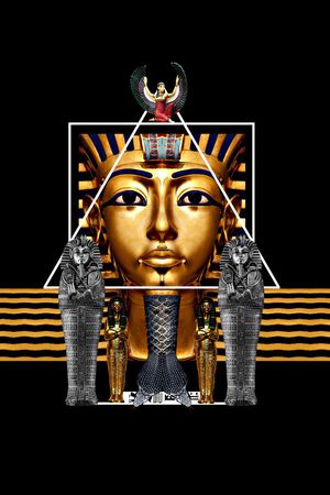 抽象男装图案印花华亿平台图片