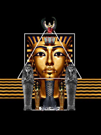 558823-抽象埃及大法佬男装定位图案