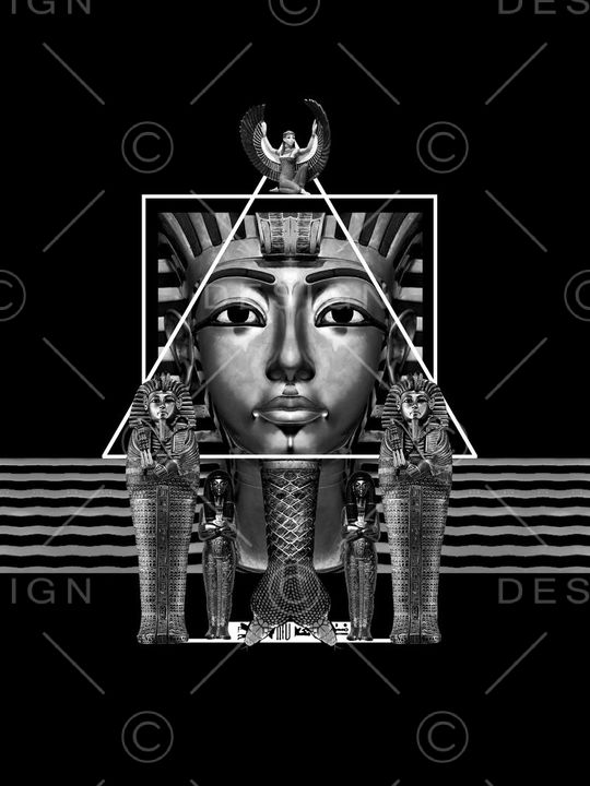 抽象男装图案印花华亿平台图片