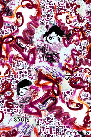 抽象印花华亿平台图片