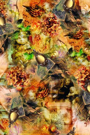 欧式复古底纹印花华亿平台图片