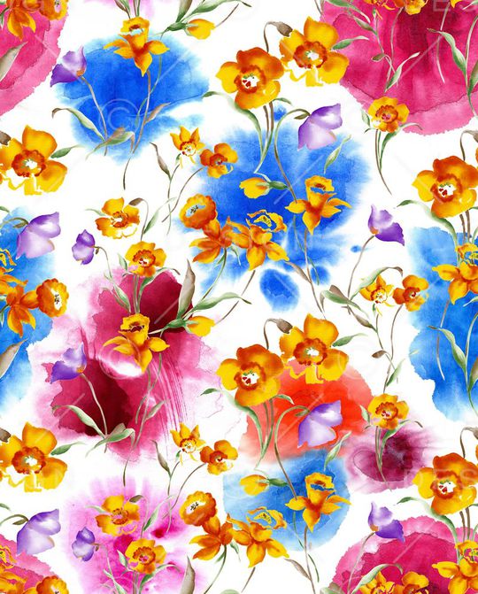 手绘印花华亿平台图片